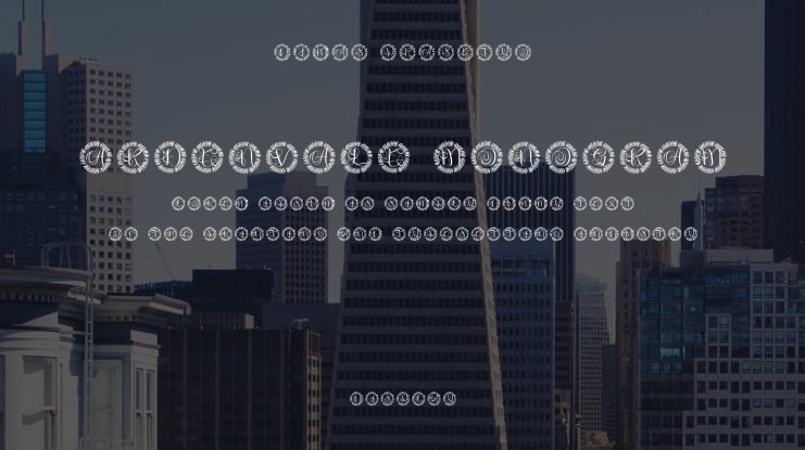 Ardenvale Monogram Font