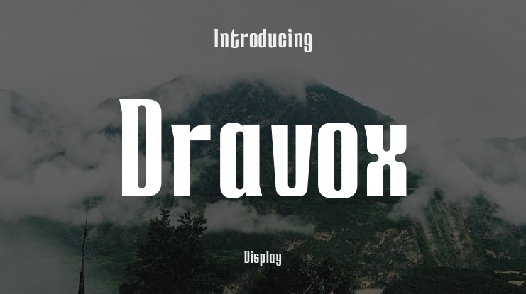 Dravox Font