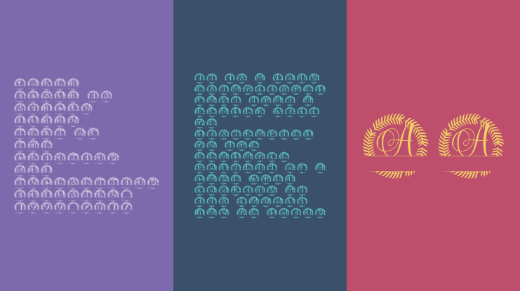 Ardenvale Split Monogram Font