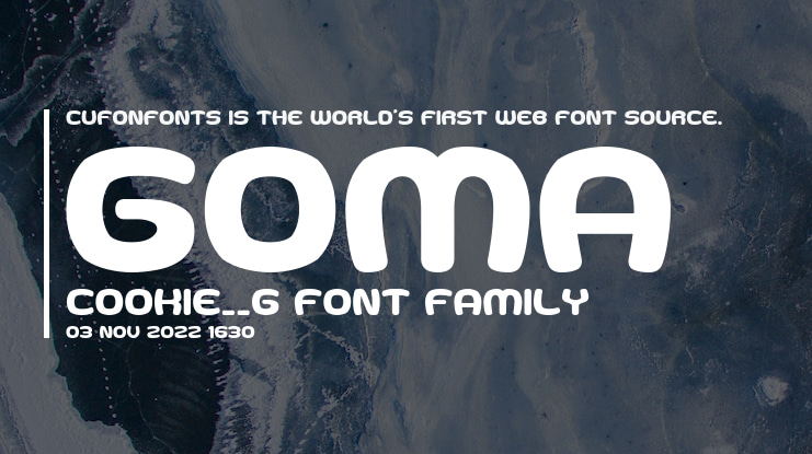 Goma Cookie__G Font