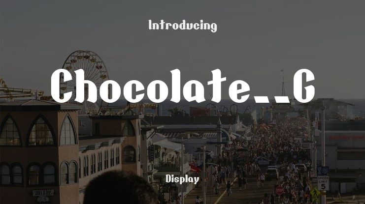 Chocolate__G Font