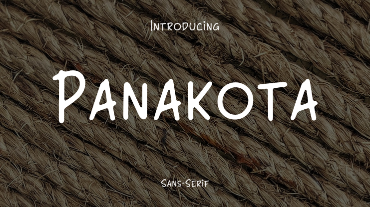 Panakota Font