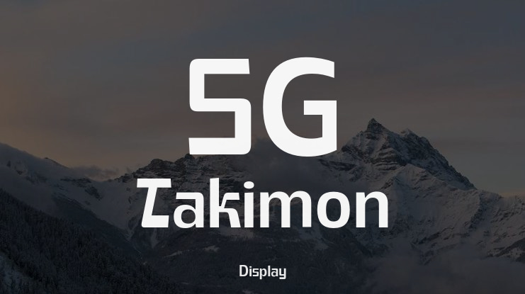 SG Takimon Font Family