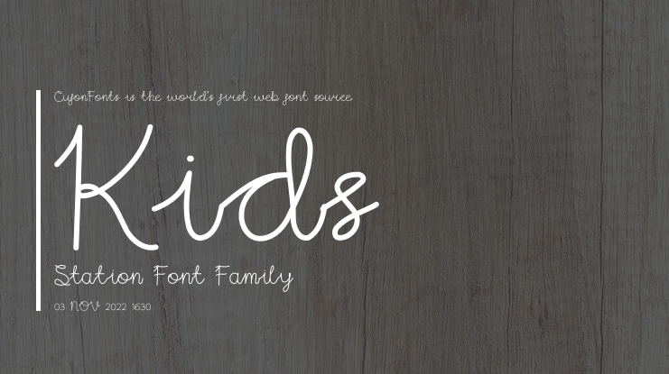 Kids Station Font