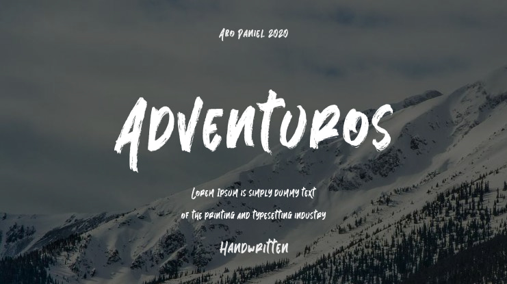 Adventuros Font Family