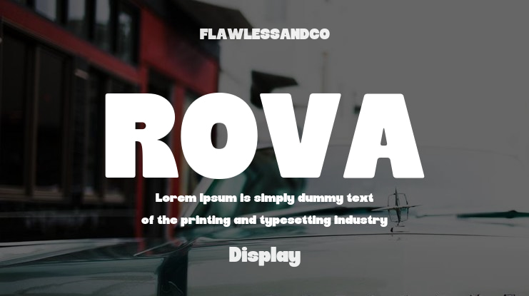 ROVA Font