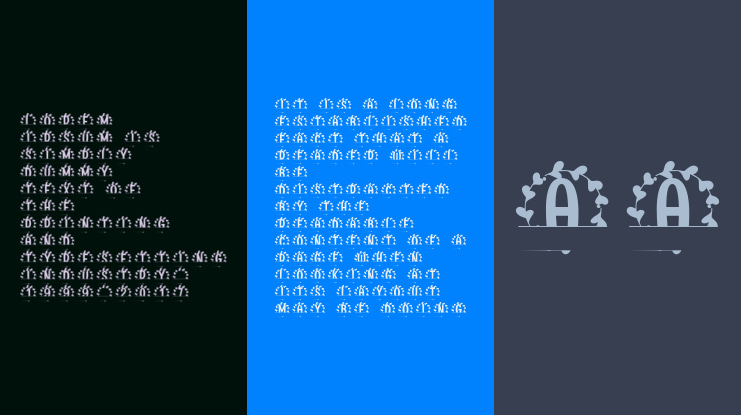 Fleuric Split Monogram Font