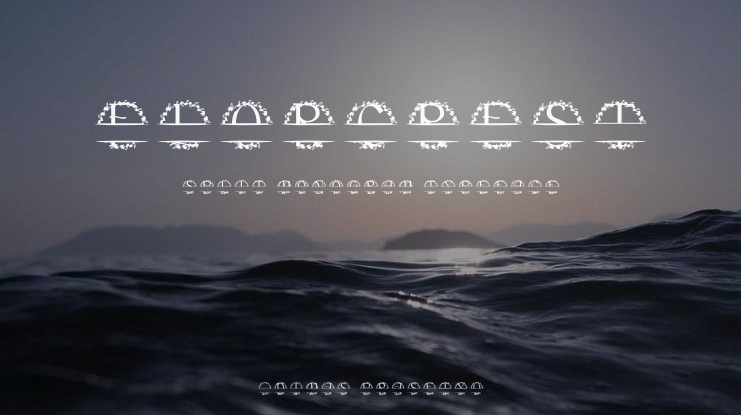 Florcrest Split Monogram Font