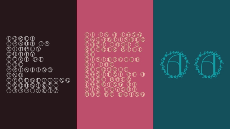 Florcrest Monogram Font