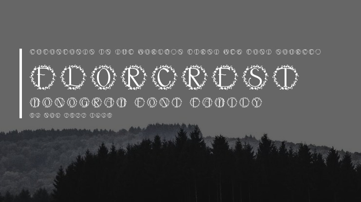 Florcrest Monogram Font