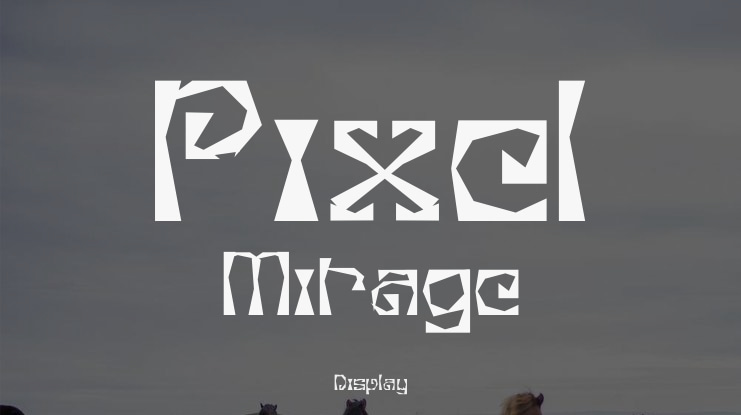Pixel Mirage Font