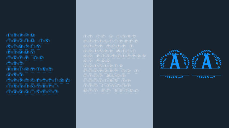 Majestelle Split Monogram Font