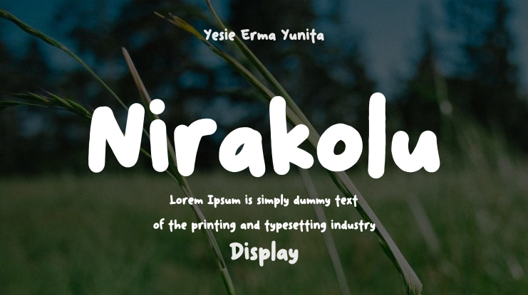 Nirakolu Font