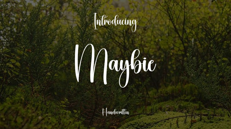 Maybie Font