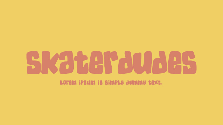 SkaterDudes Font