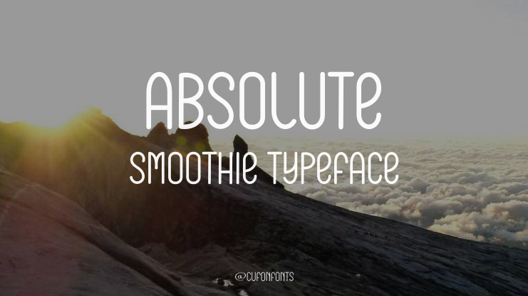 Absolute Smoothie Font