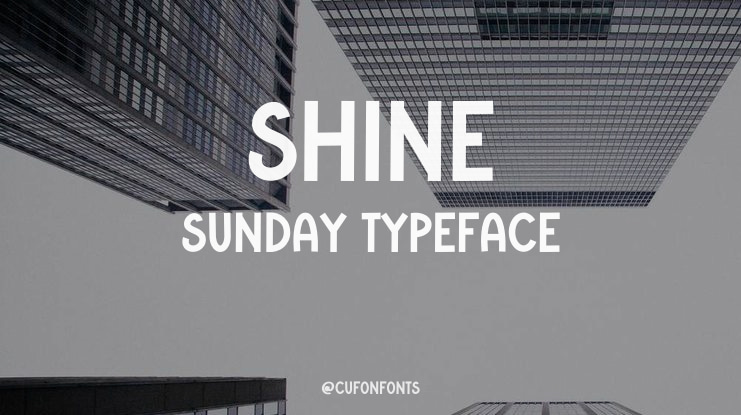 Shine Sunday Font