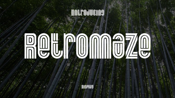 Retromaze Font