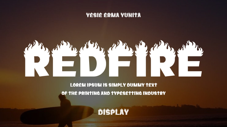 Redfire Font