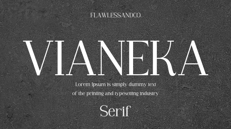 VIANEKA Font