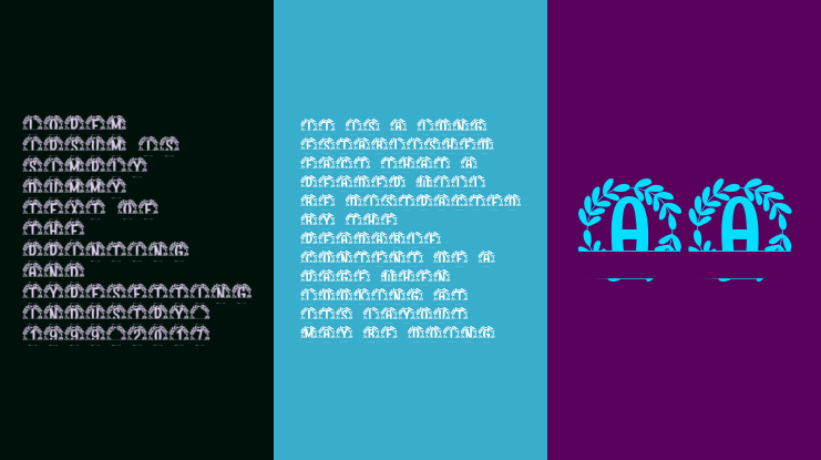 Ornatique Split Monogram Font