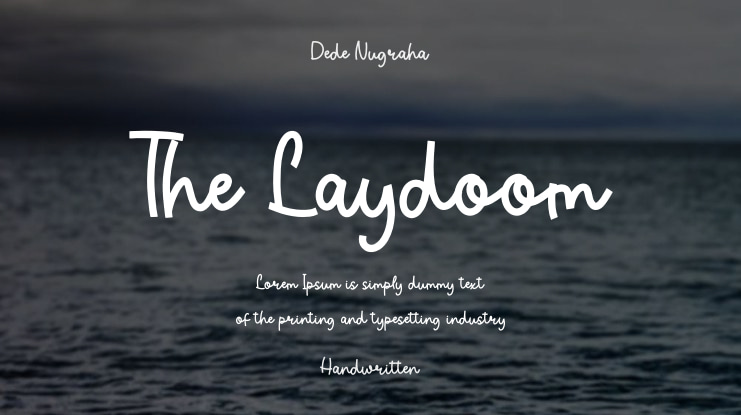 The Laydoom Font