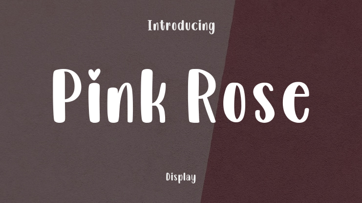 Pink Rose Font