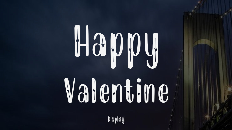 Happy Valentine Font