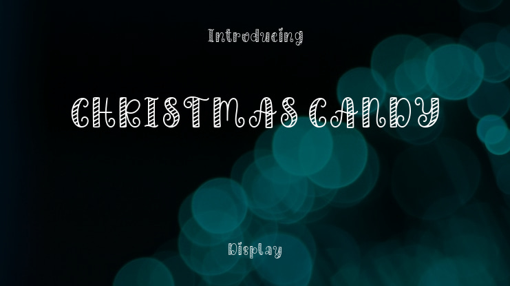 CHRISTMAS CANDY Font