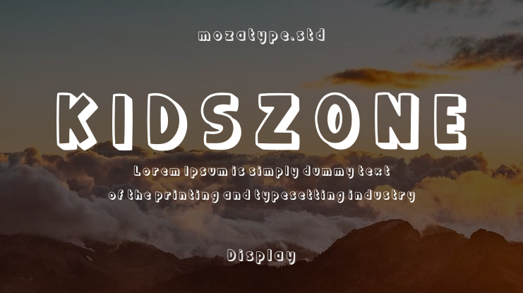 KIDSZONE Font