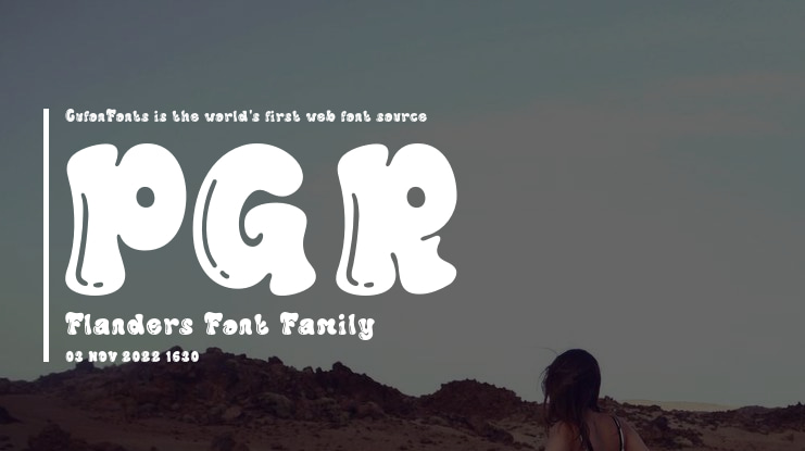 PGR Flanders Font