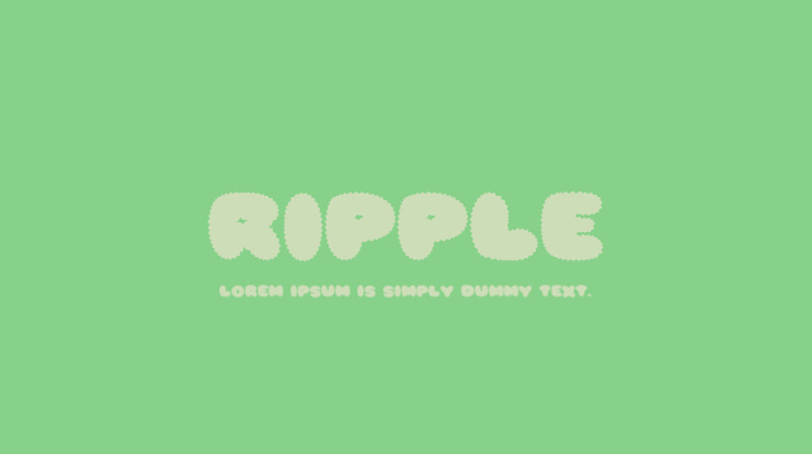 Ripple Font