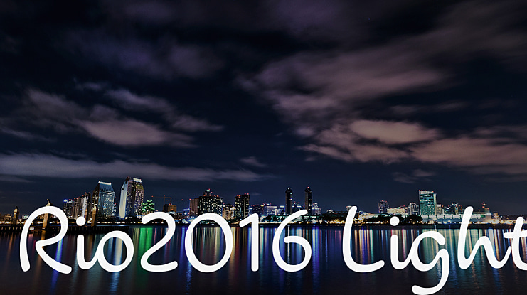 Rio2016 Light Font
