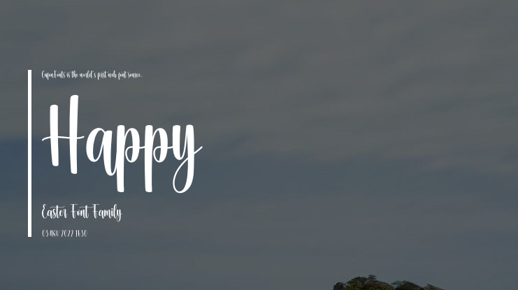 Happy Easter Font