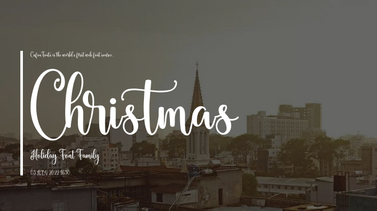 Christmas Holiday Font