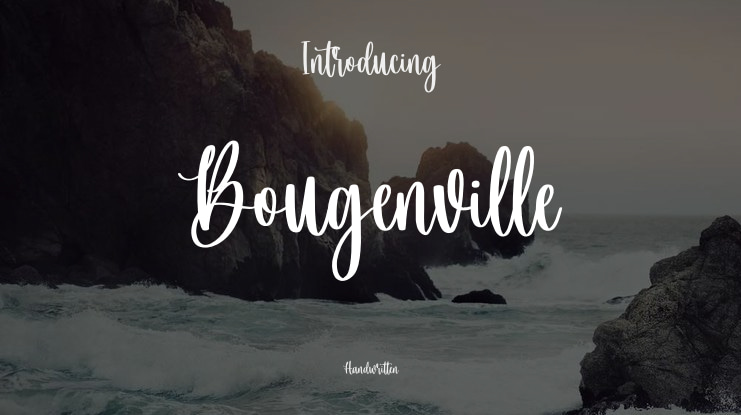 Bougenville Font