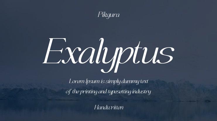 Exalyptus Font