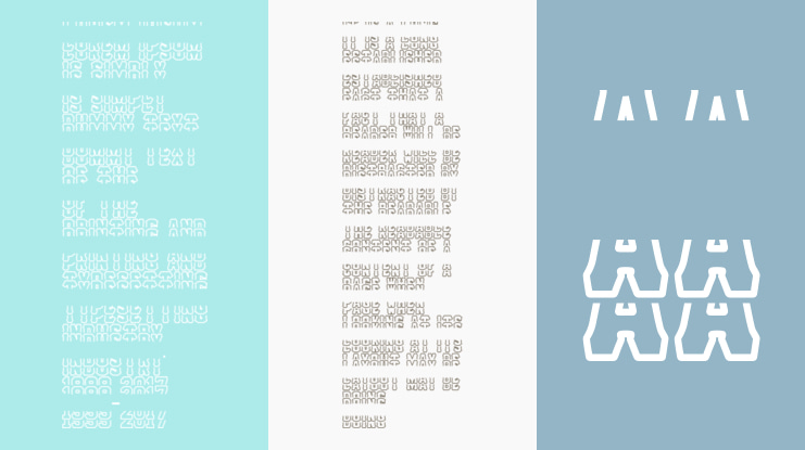 Hell Forge Stacked Monogram Font