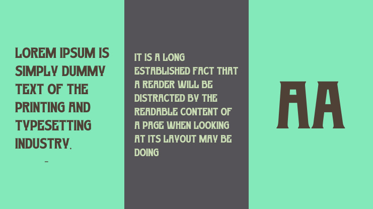 Dusborne Vintage Font