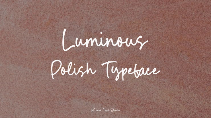 Luminous Polish Font