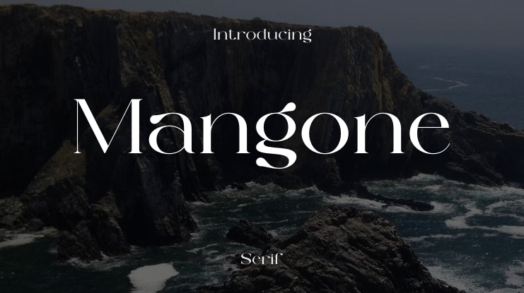 Mangone Font