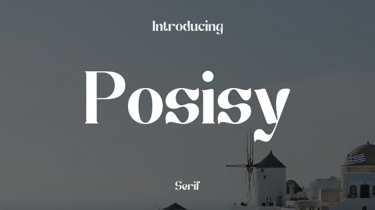 Posisy Font