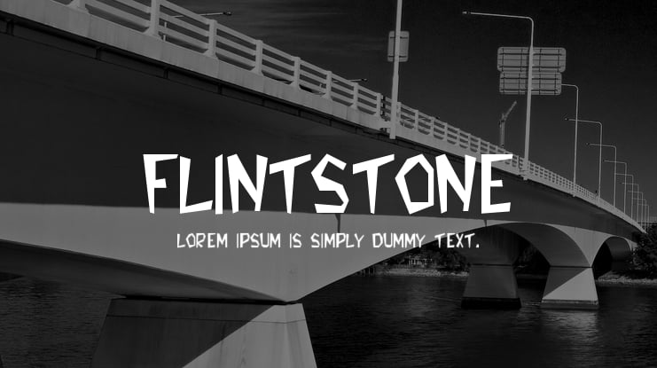 Flintstone Font