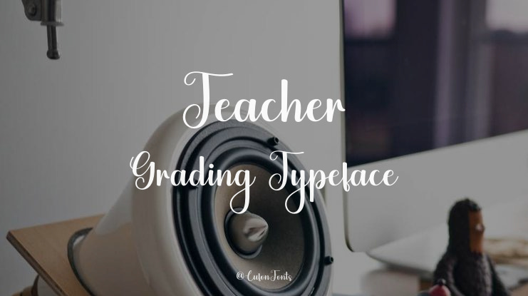 Teacher Grading Font