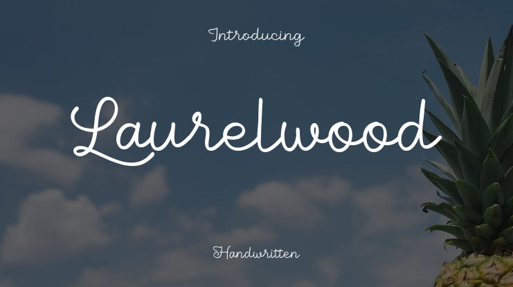 Laurelwood Font