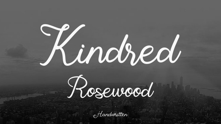 Kindred Rosewood Font