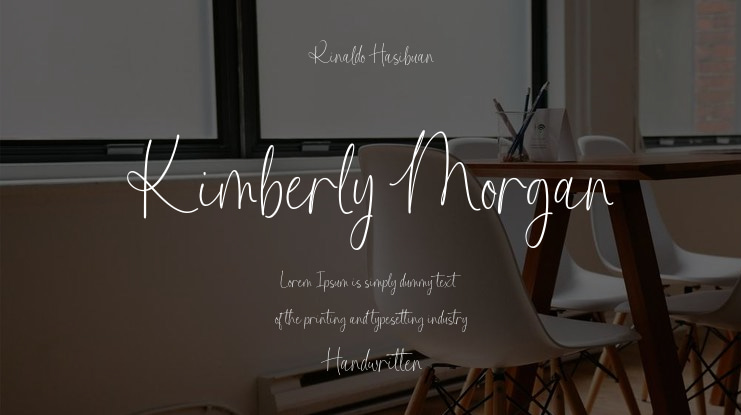 Kimberly Morgan Font