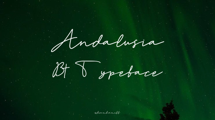 Andalusia Bt Font