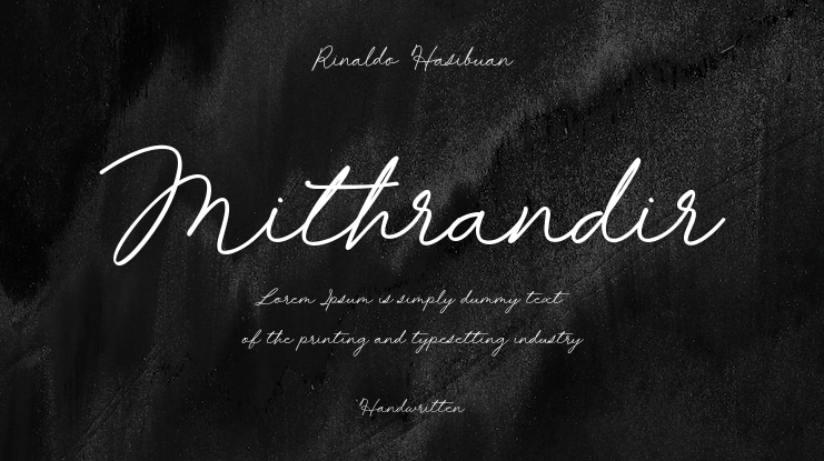 Mithrandir Font