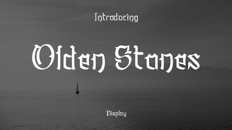 Olden Stones Font